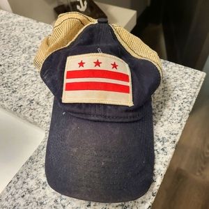 Washington DC flag vintage baseball hat